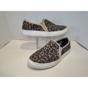 Magellan Outdoors Leopard Animal Print Slip-on Sneakers Shoes Women US 7B